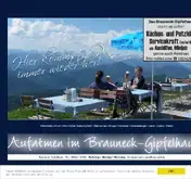 Kleine Seitenvorschau von brauneckgipfelhaus.de