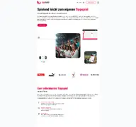 Kleine Seitenvorschau von tippevent.de