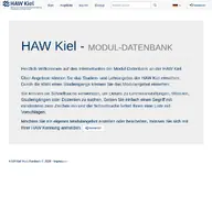 Kleine Seitenvorschau von moduldatenbank.fh-kiel.de