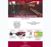 Kleine Seitenvorschau von landgasthaus-brandenburg.de