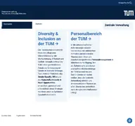 Kleine Seitenvorschau von zv.tum.de