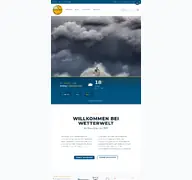 Kleine Seitenvorschau von wetterwelt.de