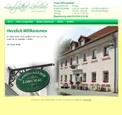 Kleine Seitenvorschau von landgasthof-loebichau.de