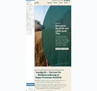 Kleine Seitenvorschau von landguth.de