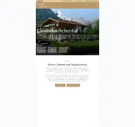 Kleine Seitenvorschau von landhaus-achental.at