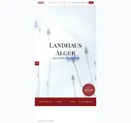 Kleine Seitenvorschau von landhaus-alger.de