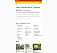 Kleine Seitenvorschau von asb-halberstadt-wernigerode.de