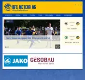 Kleine Seitenvorschau von meteor06.de