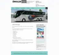 Kleine Seitenvorschau von unholzer-reisen.de