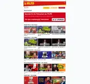 Kleine Seitenvorschau von rotefahne-tv.de