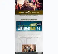 Kleine Seitenvorschau von wikingertage.de