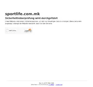Kleine Seitenvorschau von sportlife.com.mk