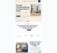Kleine Seitenvorschau von monteurzimmer-prostay.de