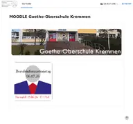 Kleine Seitenvorschau von moodle.goethe-kremmen.de