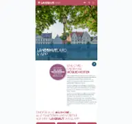 Kleine Seitenvorschau von landshutcard.de