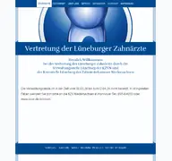 Kleine Seitenvorschau von xn--zahnrzte-lneburg-ynb25b.de