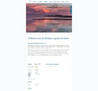 Kleine Seitenvorschau von langeness.de