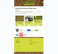 Kleine Seitenvorschau von isener-volksfest.de