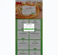 Kleine Seitenvorschau von pizzaarena24.de