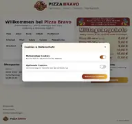 Kleine Seitenvorschau von pizzabravo-meiningen.de