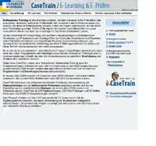 Kleine Seitenvorschau von casetrain.uni-wuerzburg.de