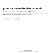 Kleine Seitenvorschau von pizzeria-rosmarino-bestellen.de