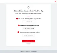Kleine Seitenvorschau von wifi-landingpage.dbregio.de