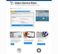 Kleine Seitenvorschau von daten-service-eden.de