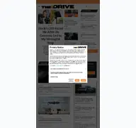 Kleine Seitenvorschau von thedrive.com