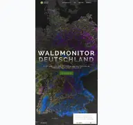 Kleine Seitenvorschau von waldmonitor-deutschland.de