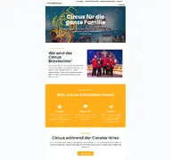 Kleine Seitenvorschau von circus-bravissimo.de