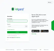 Kleine Seitenvorschau von my.idgard.de