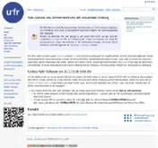 Kleine Seitenvorschau von wiki.uni-freiburg.de