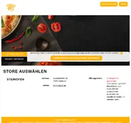 Kleine Seitenvorschau von pizzeria-steinofen.de