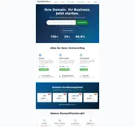 Kleine Seitenvorschau von domainprovider.de