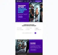 Kleine Seitenvorschau von anytimefitness.de
