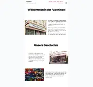 Kleine Seitenvorschau von fadeninsel.de