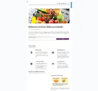 Kleine Seitenvorschau von naehrwertrechner.de