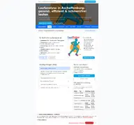 Kleine Seitenvorschau von lauffieber.de