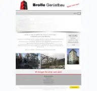 Kleine Seitenvorschau von brolle-geruestbau.de