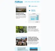 Kleine Seitenvorschau von forum-magazin.ch