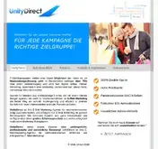 Kleine Seitenvorschau von unifybymail.de
