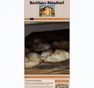 Kleine Seitenvorschau von brotbackofen-neuhof.de