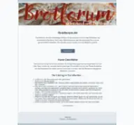 Kleine Seitenvorschau von brotforum.de