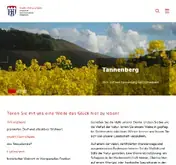 Kleine Seitenvorschau von willanzheim.de
