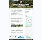 Kleine Seitenvorschau von unterweissbach.de
