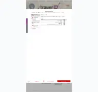 Kleine Seitenvorschau von trauer38.de