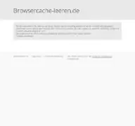 Kleine Seitenvorschau von browsercache-leeren.de