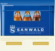 Kleine Seitenvorschau von sanwald.de