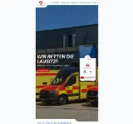 Kleine Seitenvorschau von lausitzretter.de